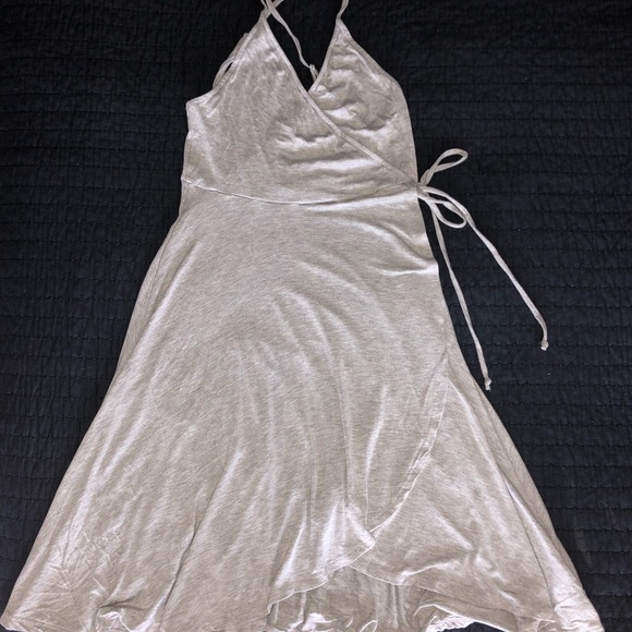 Kimchi Blue Urban Outfitters Gray Wrap Dress - Picture 3 of 3